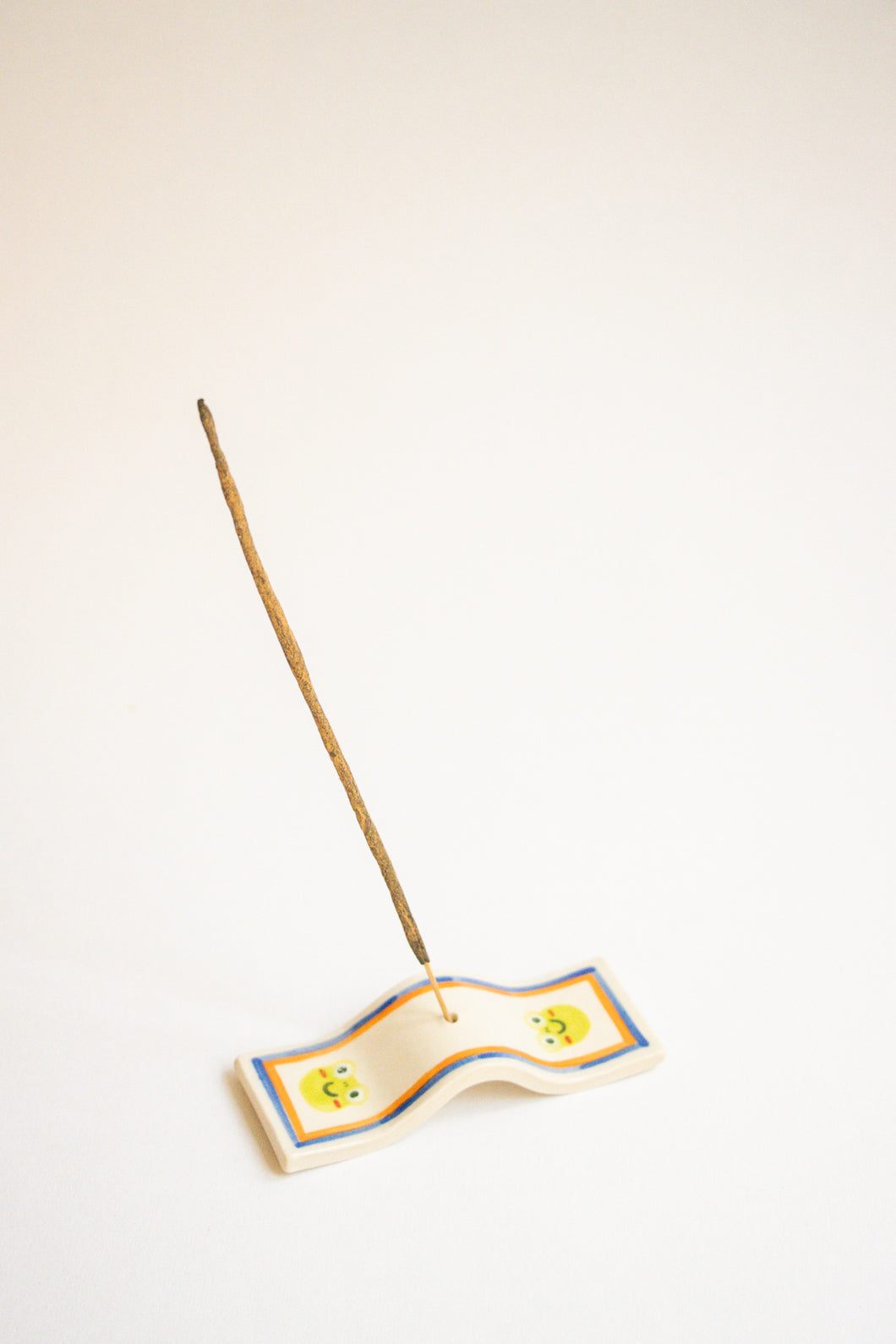 Curvy Incense Holder - Frog