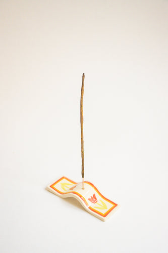 Curvy Incense Holder - Tulip