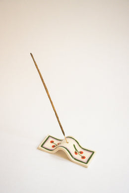Curvy Incense Holder - Tomatoes