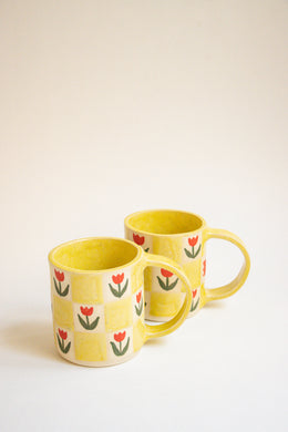 Tulip Checker Mug