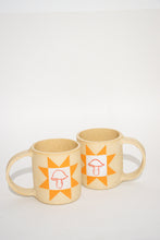 Load image into Gallery viewer, Mushroom Quilt Square Mug