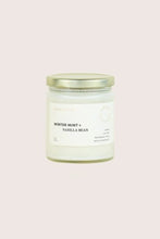 Load image into Gallery viewer, Winter Mint + Vanilla Bean Soy Candle