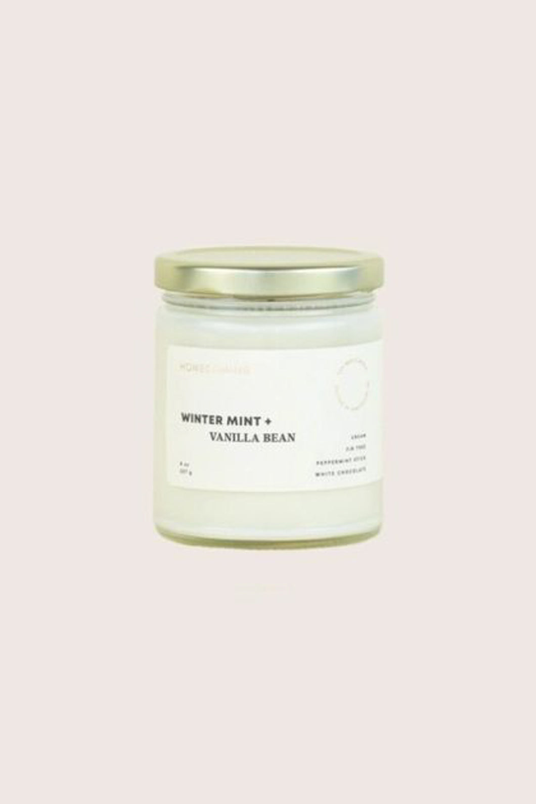 Winter Mint + Vanilla Bean Soy Candle