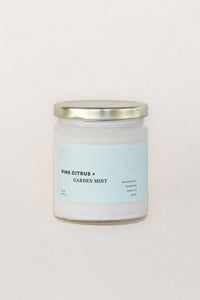 Pink Citrus + Garden Mint Soy Candle