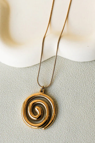 Spiral Necklace - Gold