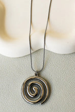 Load image into Gallery viewer, Spiral Necklace - Silver