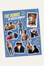 Load image into Gallery viewer, Hunks Of Heated Rivalry Sticker Sheet