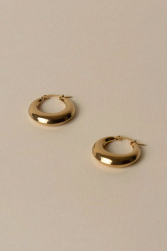 Thick Hoops - Gold