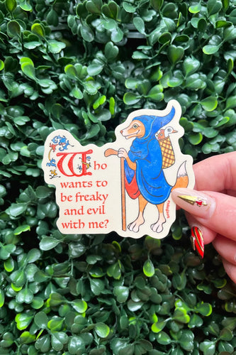 Freaky and Evil Sticker