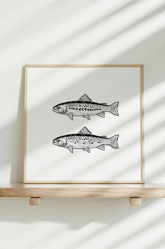 Fish Friends Art Print