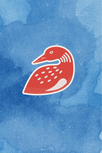 Load image into Gallery viewer, Canadian Wolf Bird (Loon) Heated Rivalry Sticker