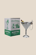 Load image into Gallery viewer, Martini Cocktail Holiday Ornament