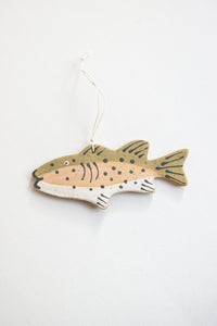 Ceramic Ornament - Trout
