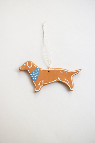 Ceramic Ornament - Dachshund