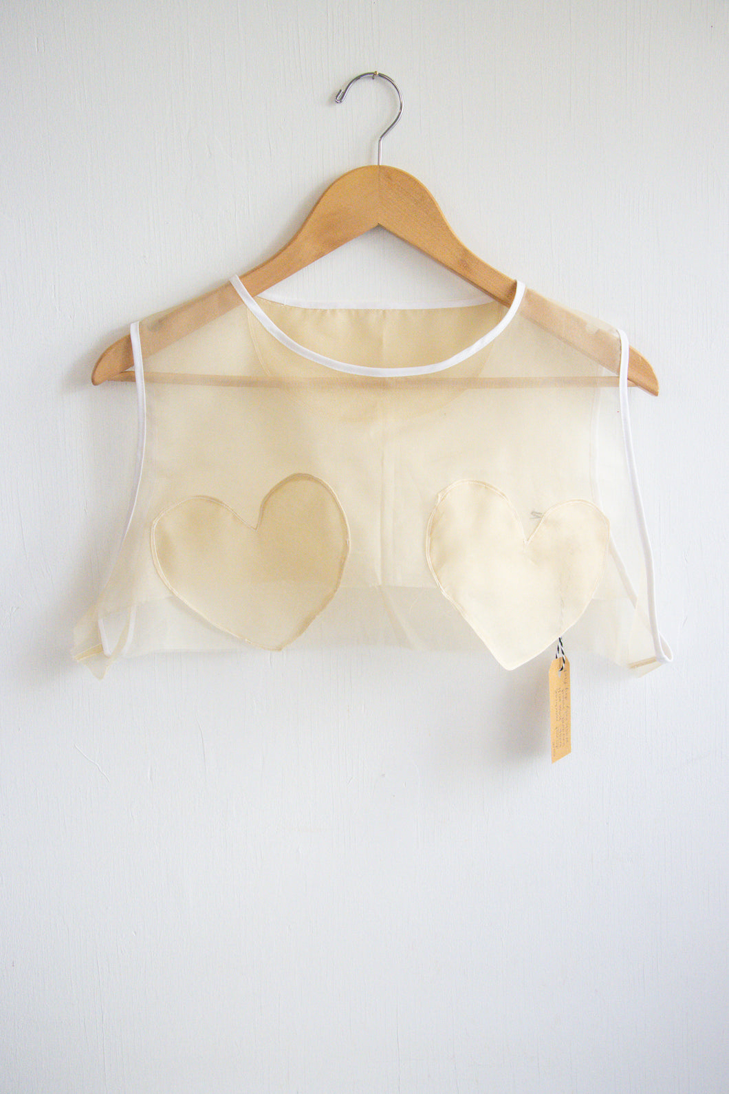 Organza Heart Micro Crop - M/L