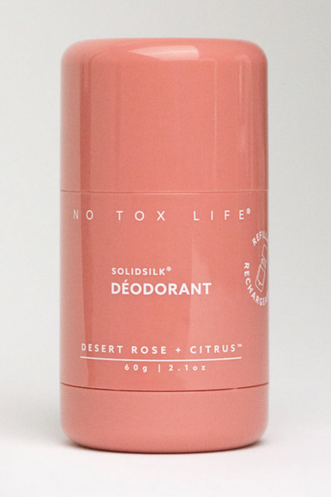 Solidsilk Refillable Deodorant - Desert Rose + Citrus