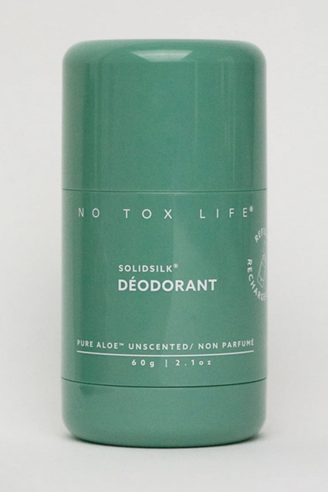 Solidsilk Refillable Deodorant - Pure Aloe (Fragrance Free)