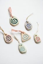 Load image into Gallery viewer, Ceramic Good Luck Charm - Spiral