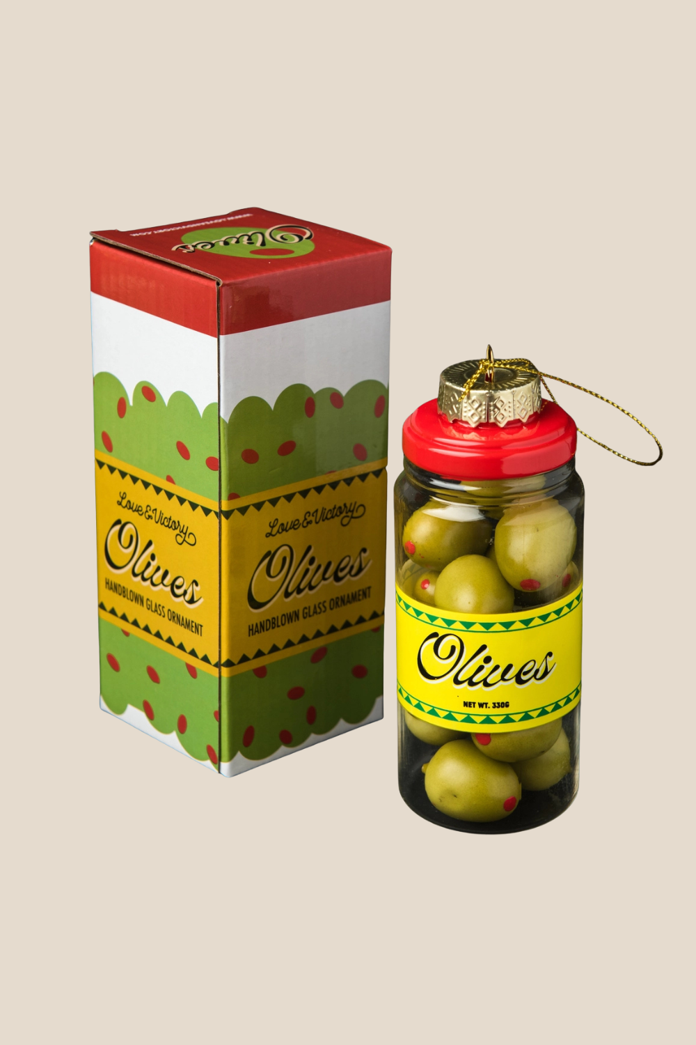 Olive Jar Holiday Ornament