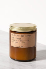 Load image into Gallery viewer, PF No 21 Golden Coast Soy Candle in Amber Jar