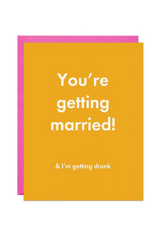 Married & Drunk Card