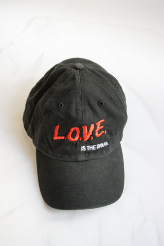 Love is The Drug Embroidered Dad Hat