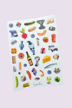 Load image into Gallery viewer, Apéro Hour Picto-Stickers Sheet