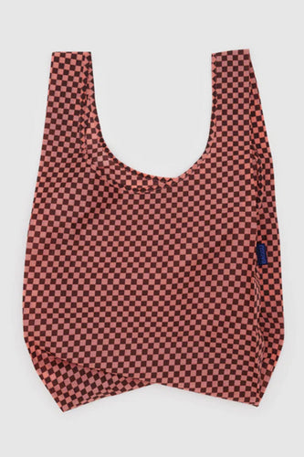 Standard Baggu - Pink Brown Check