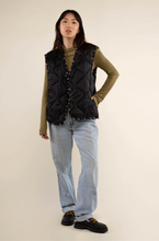 Load image into Gallery viewer, NLT Quilted Vest in Black