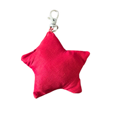 Load image into Gallery viewer, Upcycled Star Bag Charms/Keychains
