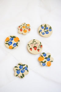 Ceramic Fruit Magnets