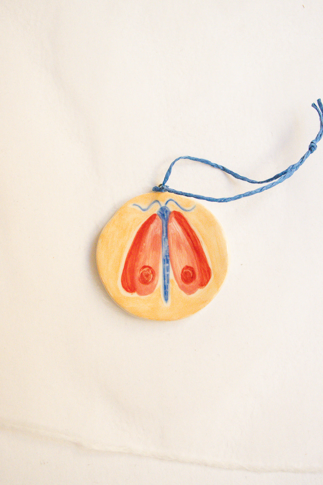 Hand Painted Ceramic Charm Ornament