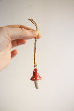 Load image into Gallery viewer, Mini Ceramic Mushroom Ornament
