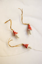 Load image into Gallery viewer, Mini Ceramic Mushroom Ornament