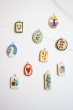 Load image into Gallery viewer, Hand Painted Ceramic Charms