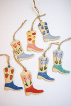 Load image into Gallery viewer, Ceramic Cowboy Boot Charm