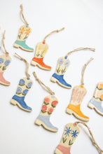 Load image into Gallery viewer, Ceramic Cowboy Boot Charm