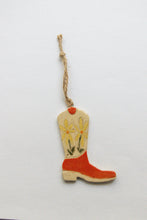Load image into Gallery viewer, Ceramic Cowboy Boot Charm