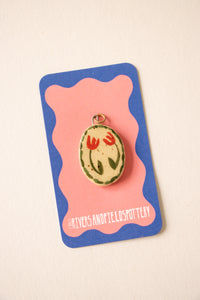 Hand Painted Ceramic Charms
