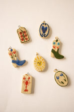 Load image into Gallery viewer, Hand Painted Ceramic Charms