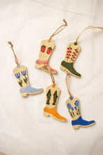 Load image into Gallery viewer, Ceramic Cowboy Boot Charm
