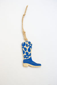 Ceramic Cowboy Boot Charm