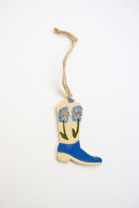 Ceramic Cowboy Boot Charm