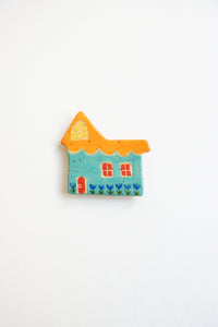 Ceramic House Magnet