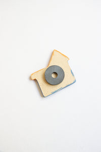 Ceramic House Magnet