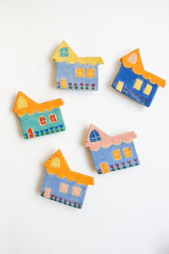 Ceramic House Magnet