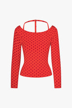 Load image into Gallery viewer, Cowl Back Long Sleeve - Chili Pepper