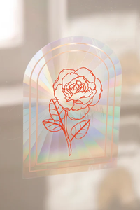 Sun Catcher Decal - Rose