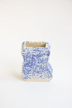 Load image into Gallery viewer, Speckled Blue Window Sill Vase