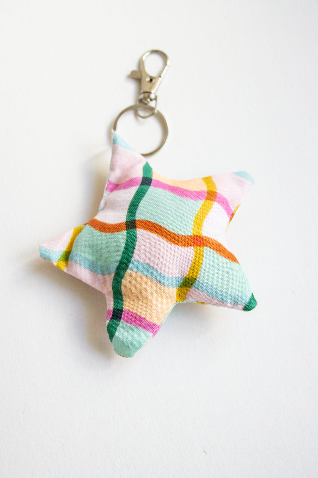 Upcycled Star Bag Charms/Keychains